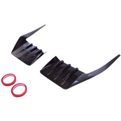 MP diffusorafdekking compatibel met BMW M2 G87 glanzend zwart