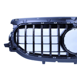Grill for mercedes-benz gla h247 2020 glossy black with front camera