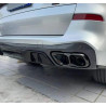 Kit aérodynamique kit de carrosserie noir brillant compatible avec BMW X5 G05 LCI noir brillant