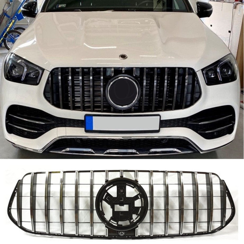 Grill for Mercedes-Benz GLE W167 SUV / GLE coupe C167 chrome 2020-2023 Grill for Mercedes-Benz GLE W167 SUV / GLE coupe C167 chrome 2020-2023