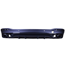 Diffuser for Mercedes GLE W167 2019+ black round exhaust tips