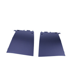 Diffuser compatibel met Mercedes GLE W167 2019+ zwarte ronde uitlaatuiteinden