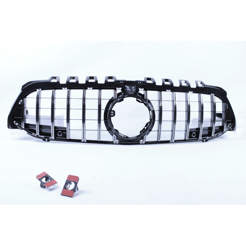 Kühlergrill kompatibel mit Mercedes-Benz A-Klasse W177 Chrom (mit oder ohne Frontkamera) Kühlergrill kompatibel mit Mercedes-Benz A-Klasse W177 Chrom (mit oder ohne Frontkamera)
