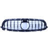 Grill Chrom mit Frontkamera kompatibel mit Mercedes E W213 S213 A238 C238 Facelift mit AMG Line Paket