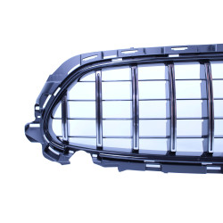 Grill Chrom mit Frontkamera kompatibel mit Mercedes E W213 S213 A238 C238 Facelift mit AMG Line Paket