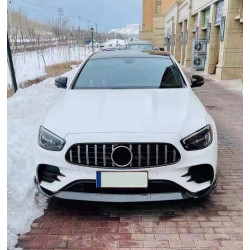 Grill Chrom mit Frontkamera kompatibel mit Mercedes E W213 S213 A238 C238 Facelift mit AMG Line Paket