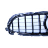 Grill passend für Mercedes E W213 S213 A238 C238 Facelift mit AMG Line Paket glänzend schwarz mit Frontkamera