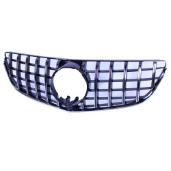 Grill for Mercedes E coupe cabrio facelift W207 A207 glossy black with chrome