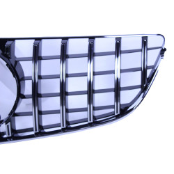 Grill for Mercedes E coupe cabrio facelift W207 A207 glossy black with chrome