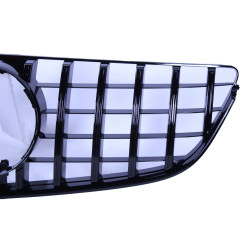 Kühlergrill kompatibel mit Mercedes E Coupé Cabrio Facelift W207 A207 glänzend schwarz