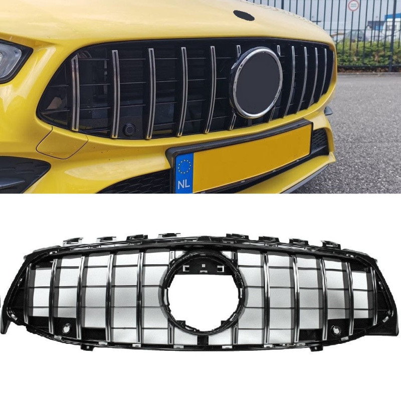 Kühlergrill kompatibel mit Mercedes-Benz W118 CLA Klasse Chrom Kühlergrill kompatibel mit Mercedes-Benz W118 CLA Klasse Chrom