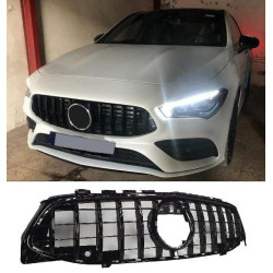 Kühlergrill kompatibel mit mercedes-benz w118 cla-Klasse glänzend schwarz