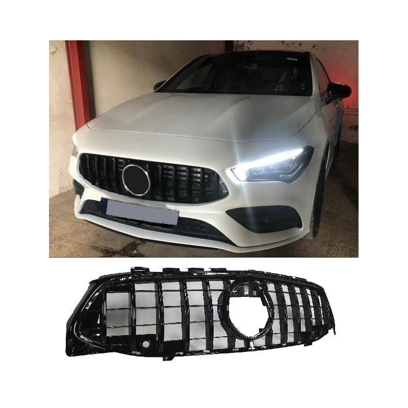 Kühlergrill kompatibel mit mercedes-benz w118 cla-Klasse glänzend schwarz Kühlergrill kompatibel mit mercedes-benz w118 cla-Klasse glänzend schwarz