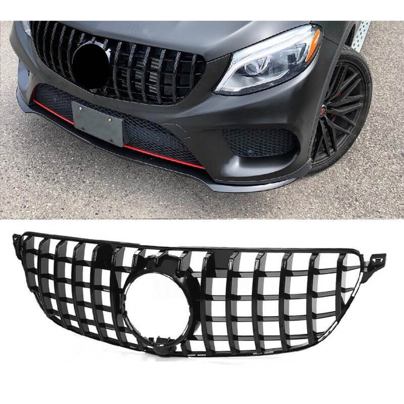 Grill passend für Mercedes-Benz GLE Coupe C292 schwarz