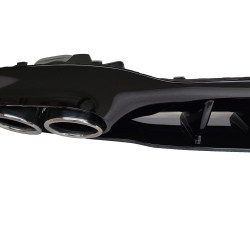 Diffuser for Mercedes A class V177 sedan 2019+ double chrome round exhaust tips