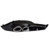 Diffuser for Mercedes A class V177 sedan 2019+ double chrome round exhaust tips