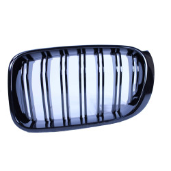 Grill kidneys for bmw x3 and x4 f25 f26 lci glossy black double bars