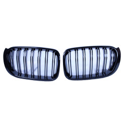 Grill kidneys for bmw x3 and x4 f25 f26 lci glossy black double bars