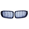 Grille reins compatible avec bmw x3 et x4 f25 f26 lci noir brillant double barres