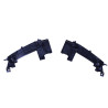 Diffuseur compatible avec les embouts d'échappement ronds noir brillant sans ligne AMG de la Mercedes classe E W213