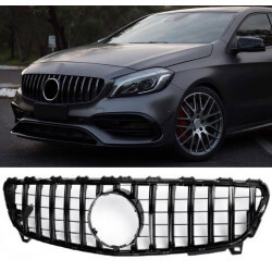 Calandre compatible avec Mercedes-Benz W176 classe A facelift noir