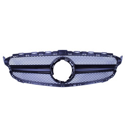 Calandre compatible avec Mercedes-Benz classe C W205 facelift noir brillant
