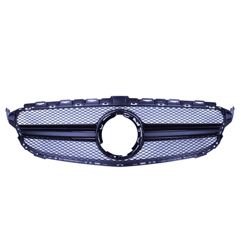 Grille compatibel met Mercedes-Benz C-klasse W205 facelift glanzend zwart Grille compatibel met Mercedes-Benz C-klasse W205 facelift glanzend zwart