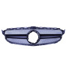 Grille compatibel met Mercedes-Benz C-klasse W205 facelift glanzend zwart