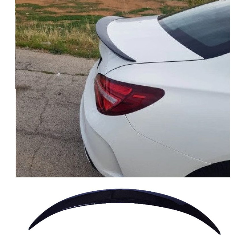Kofferraumspoiler kompatibel mit mercedes-benz c117 cla coupe glänzend schwarz Kofferraumspoiler kompatibel mit mercedes-benz c117 cla coupe glänzend schwarz