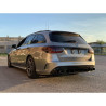 Diffuser with black exhaust tips for Mercedes W205 C-Class saloon and estate