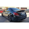 Diffuser with black exhaust tips for Mercedes W205 C-Class saloon and estate