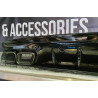 Diffuseur avec embouts d'échappement noirs compatible avec la Mercedes Classe C W205 berline et break