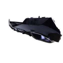 Diffuser for BMW 4 Series G22 Coupé and G23 Convertible with chrome Exhaust pipes