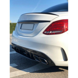 Rear bumper canards air guides for Mercedes W205 C class