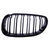 Grille rognons pour BMW série 5 E60 noir brillant double barres
