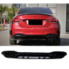 Diffuser for Mercedes A class V177 sedan 2019+ double chrome round exhaust tips