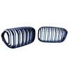 Grill kidney for BMW F20 LCI 1 series gloss black double bars