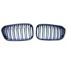 Grill kidney for BMW F20 LCI 1 series gloss black double bars