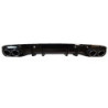 Diffuser for Mercedes C coupe cabrio C205 A205 AMG line double chrome round exhaust tips