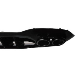Diffuser for mercedes a class v177 saloon 2019+ double black round exhaust tips