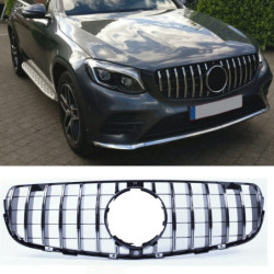 Grille compatibel met Mercedes-Benz GLC - GLC Coupé chroom