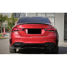 Diffuser for mercedes a class v177 saloon 2019+ double black round exhaust tips