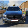 Grill kompatibel mit Mercedes-Benz GLC - GLC Coupe glanzend zwart
