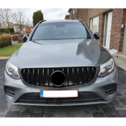Grill kompatibel mit Mercedes-Benz GLC - GLC Coupe glanzend zwart