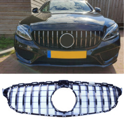 Grill kompatibel mit Mercedes C W205 chrom