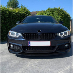 Grill nieren compatibel met BMW F32 F33 F36 F80 F82 dubbele spijlen glanzend zwart