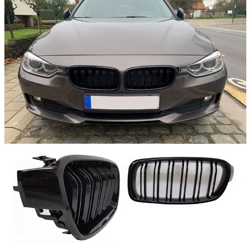 Les grilles sont compatibles avec les BMW 3 série F30 - F31 à l'état neuf Les grilles sont compatibles avec les BMW 3 série F30 - F31 à l'état neuf