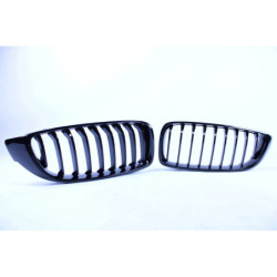 GRILL NIEREN KOMPATIBLE MET BMW F32 F33 F36 F80 F82 ENKELE SPIJLEN GLANZEND ZWART