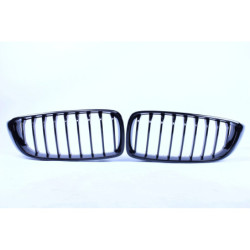 GRILL NIEREN KOMPATIBLE MET BMW F32 F33 F36 F80 F82 ENKELE SPIJLEN GLANZEND ZWART