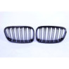 Grill Nieren kompatibel mit bmw f20 f21 1er Serie glänzend schwarz Doppelstangen